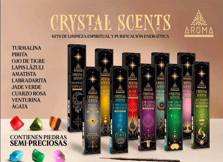 CRYSTAL SCENT AROMA X 8 VARILLAS